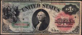 RARE 1869 $1 RAINBOW Legal Tender Note Handsome COLORS FREE 