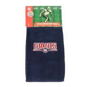   York Giants 15 x 25 Embroidered Logo Golf Towel