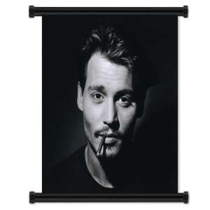 Johnny Depp Fabric Wall Scroll Poster (16x16) Inches