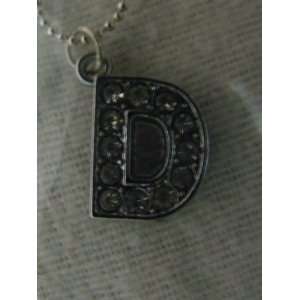  Letter Pendant Necklace (D) from Thailand 