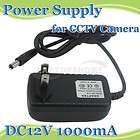 New AC to DC 12V 1000mA 1A Power Supply Adapter for CCTV Camera