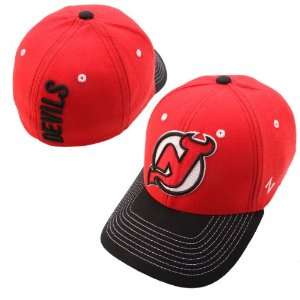 Zephyr New Jersey Devils Jumbotron Stretch Fit Hat Small  