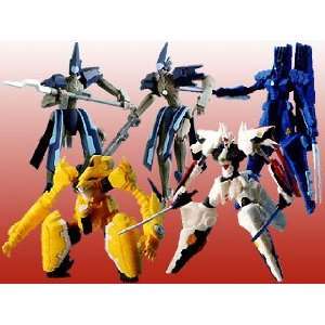  HG Linebarrels of Iron figure Gashapon set of 5 Toys 