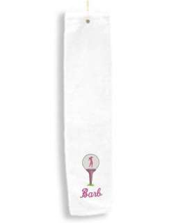 Embroidered Golf Towel Personalized Golf Towel Ladies  
