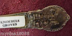 Souvenir Spoon Knoebels Groves w/ train  