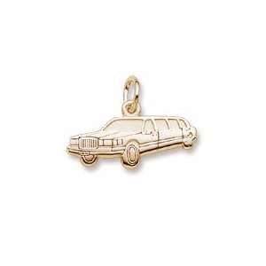  Limousine Charm in Yellow Gold Jewelry