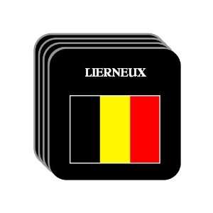  Belgium   LIERNEUX Set of 4 Mini Mousepad Coasters 
