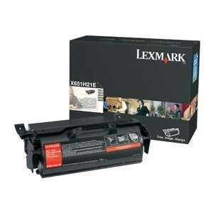  LEXMARK LEXX651H21A Lexmark Br X654   1 Hi Yld Black Toner 