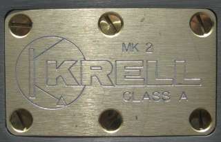 Krell Model KMA 100 MKII Mono Block Amplifiers   PAIR KMA 100MKII 