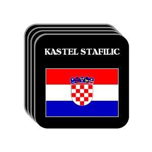 Croatia (Hrvatska)   KASTEL STAFILIC Set of 4 Mini Mousepad Coasters