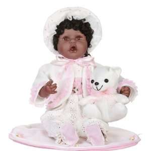   RENATTA 22 Vinyl Black Toddler Doll By Golden Keepsakes Toys & Games