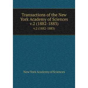   New York Academy of Sciences. v.2 (1882 1883) New York Academy of