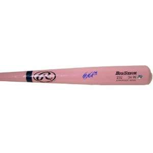 Mat Gamel Signed Bat   Rawlings Big Stick Pink   Autographed MLB Bats 