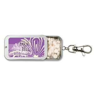  Wedding Favors Purple Tall Flower Design Personalized Key 