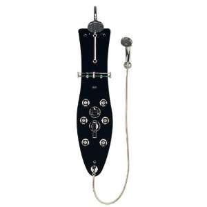  Pulse P1009 Black Lanai Lanai Single Handle Showerpanel 