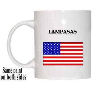  US Flag   Lampasas, Texas (TX) Mug 