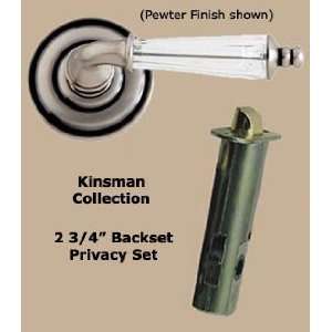  Kinsman, Crystal & Brass Door Lever & Traditional Rose 2 3 