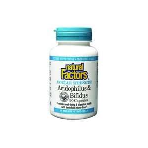 Natural Factors   Acidophilus & Bifidus 10 Bill. Double Strength   C 