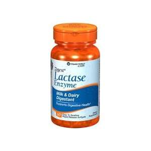 Lactase Enzyme Softgels 125 mg. 60 Softgels