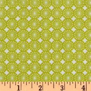  44 Wide Kitchy Kitchen Wedge Geo Green Fabric By The 
