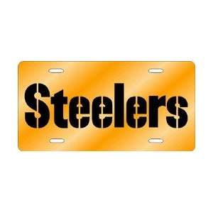 Pittsburgh Steelers NFL Laser Cut License Plate  Sports 