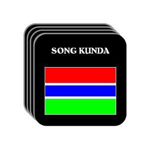  Gambia   SONG KUNDA Set of 4 Mini Mousepad Coasters 