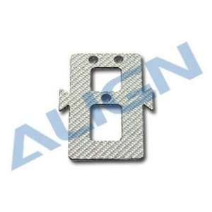  Carbon Fiber Battery Mounting Plate, Silver 450SE Toys 