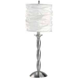  Krinkle Table Light With Fabric Shade