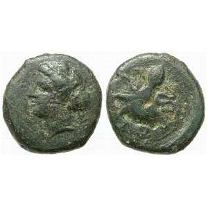  Syracuse, Sicily, c. 400 B.C.; Bronze Trias Toys & Games