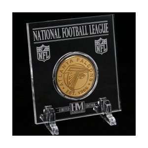  Atlanta Falcons 24kt Gold Game Coin