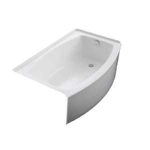  Kohler K 1100 Ra Expanse Curved Integral Apron Bath With 