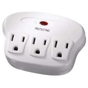  WHT 3Out Surg Protector Electronics