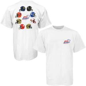  Big East Conference White Circle Logo T shirt Sports 
