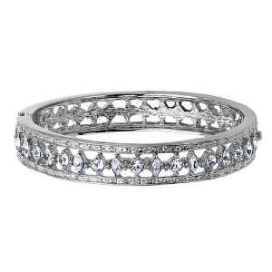  Swarovski Crystal Bangle with Platinum Jewelry