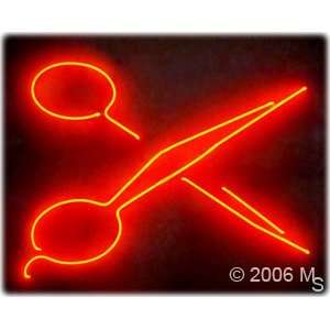 Neon Sign   Scissors   Extra Large 20 x Grocery & Gourmet Food