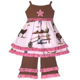 Girls Boutique Cowgirl & Horses Dress & Pant Clothing