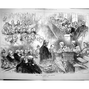   1879 Court Room Scene Trial Glasgow Bank Directors