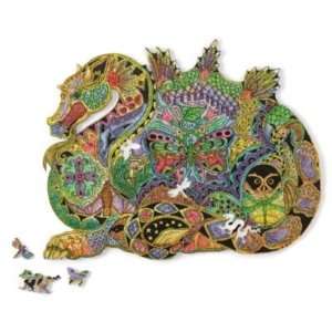  Woodcut Dragon Puzzle Toys & Games