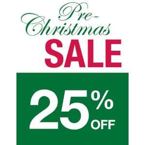  Pre Christmas Sale Red Green Sign