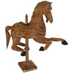  Carved Wooden Carousel Horse