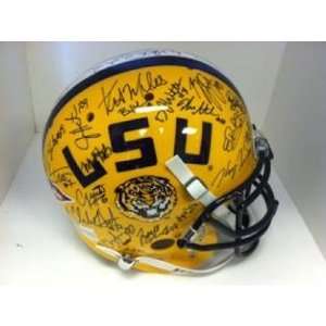 LSU 2011 Team Signed Helmet   Autographed College Helmets