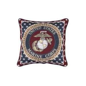  U.S. Marine Corps Military Theme Decorative Throw Pillow 
