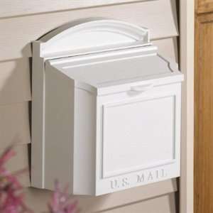  Wall Mailbox Removable Locking Insert   White