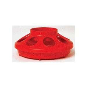 Miller Manufacturing 806RED 1 Quart Baby Chick Feeder, Red