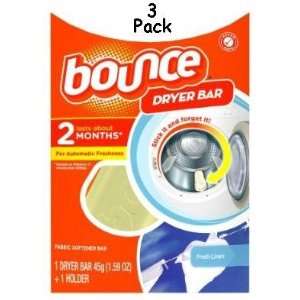 Bounce Dryer Bar   2 Month Fresh Linen (3 Pack) 