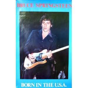  Bruce Springsteen, 21.5x33.75 Inch Live Color Poster 