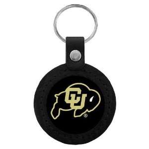   Golden Buffaloes NCAA Classic Logo Leather Key Tag