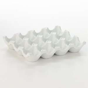  Food Network Porcelain Egg Carton Holder