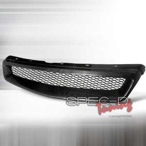    00 CIVIC FRONT HOOD GRILL   TYPE R REAL CARBON FIBER  
