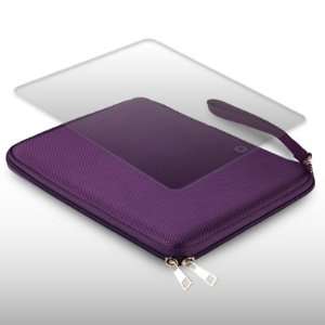  IPAD PURPLE ZIP UP CARRY CASE WITH SCREEN PROTECTOR BY 